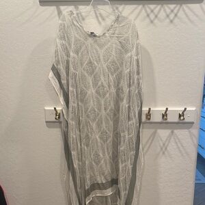 Michael Stars sage and White Swim Coverup